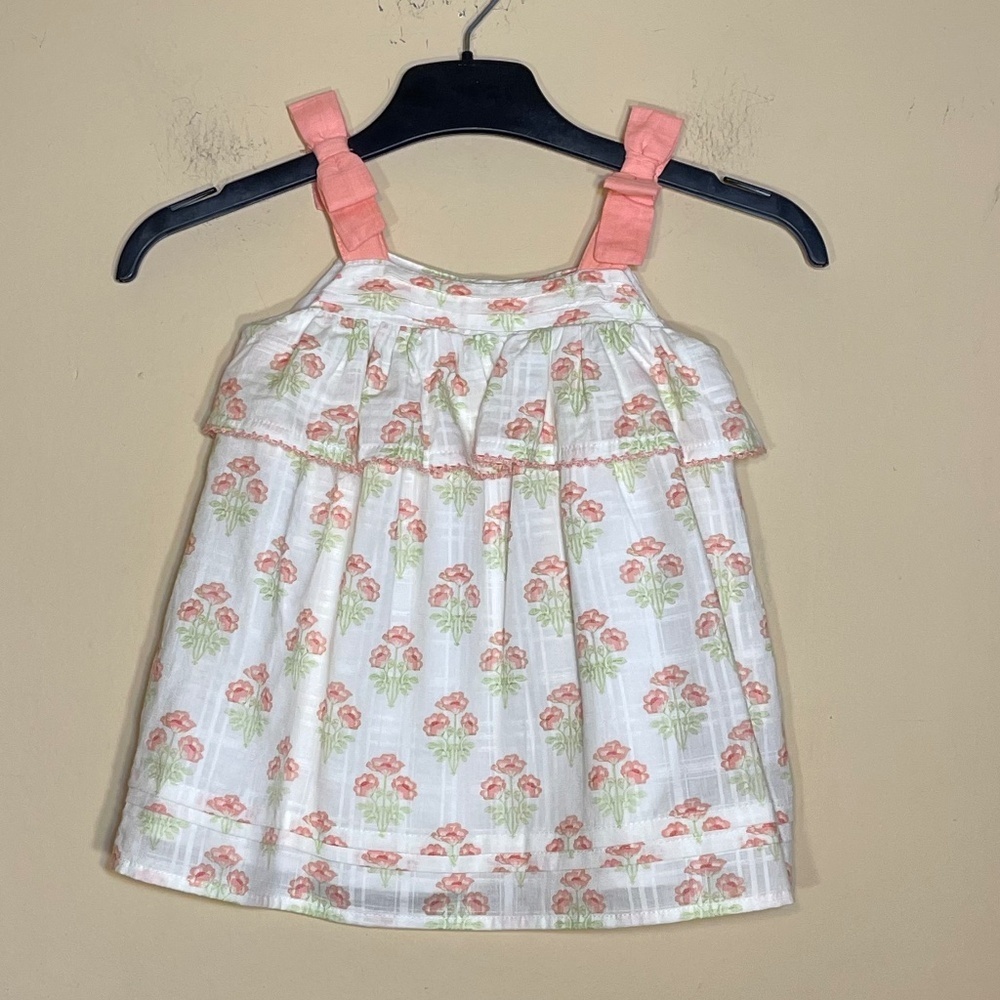 Haute Hippie White and Pink Floral Kids Dress